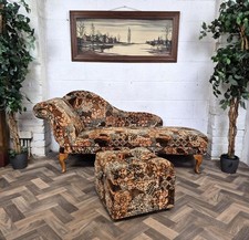 Vintage 70's Chaise Lounge &
