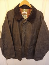 John Partridge Mens English Made Wax Cotton Jacket Size 2XL