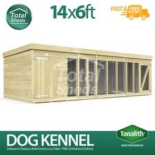 Dog Kennel & Run 14ft x 6ft