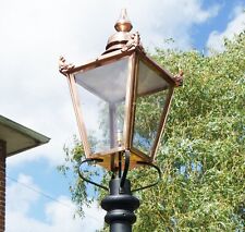 Large 90cm Copper Victorian Lantern - Replacement Lamp Post Top - Ex-Display