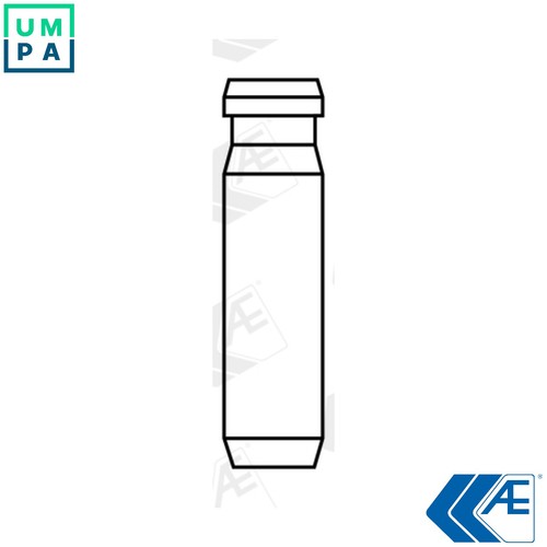 Valve guide vag92303b - valve,