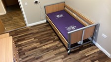 Electric Nursing Care Home Hospital Bed With Mattress Side Rail Kit And Controls