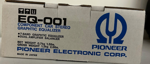 Pioneer 001 component car - eq-001,
