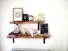 Rustic Handmade Shelf ,4.5 cm High, With Free  Rustic  Bracket,Solid  Wood