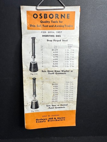 1957 vintage osborne brochure - 1957,