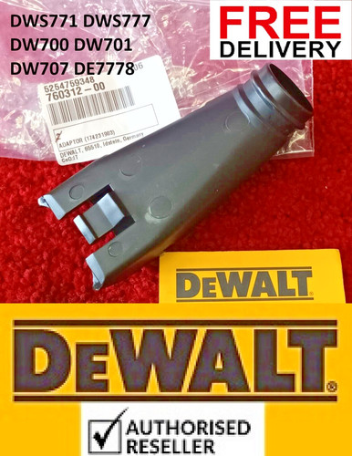 Genuine dewalt dust adaptor - dewalt,