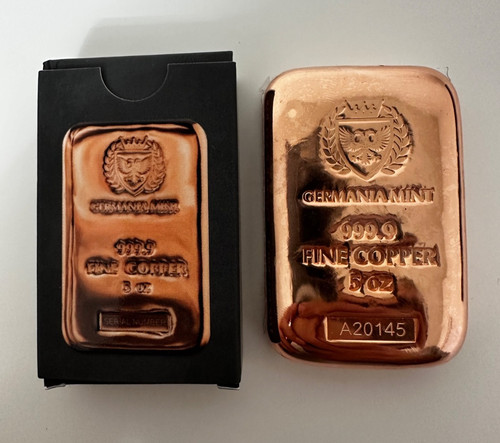 Germania mint copper bar - 5,
