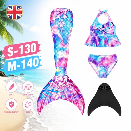 4pcs girls beachwear - 4pcs, mermaid