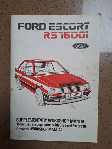 Ford escort mk3 rs1600i - ford,