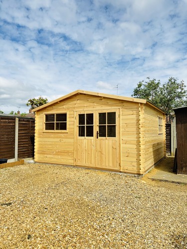 Log cabins garden buildings - garden,