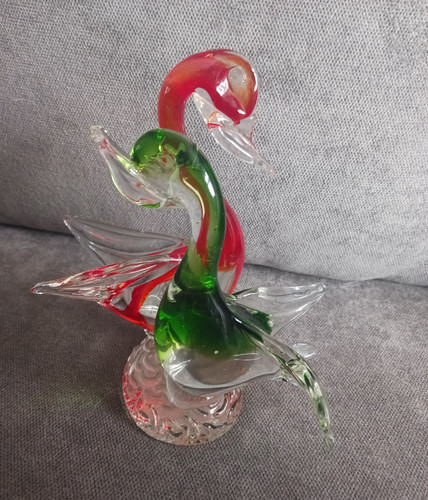 Murano glass decorative double - glass,