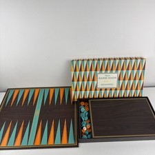 Ridley's Games Room Backgammon - vintage Complete Ancient Strategy Game l@@k!!