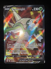 Chesnaught V - 171/195 - Pokemon Silver Tempest Sword & Shield Full Art Card NM