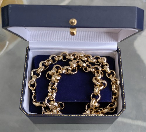 18k filled gold heavy round - filled,