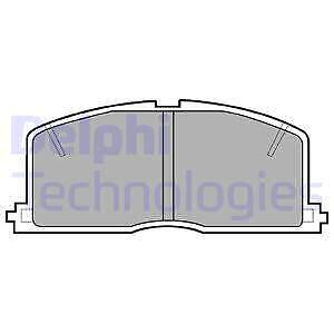 New brake pad set - new,