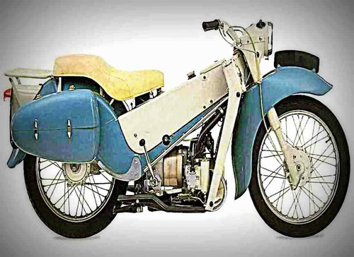 Metal sign velocette - a4, mk3