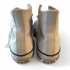 Converse Chuck Taylor All Star Lift Platform Leather Shoes In White Uk5 SKU 6828