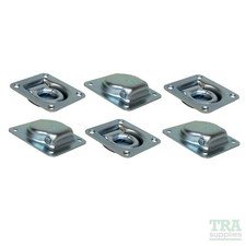 6 x Zinc Lashing Rings - Tie