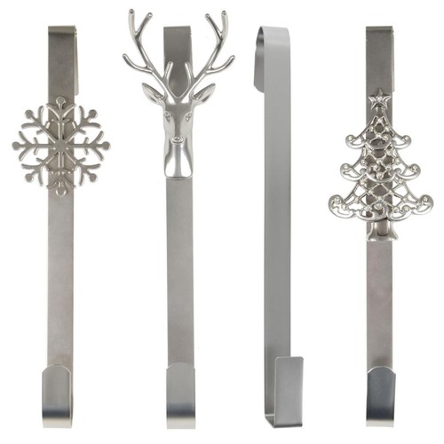 Christmas wreath hanger over - christmas,