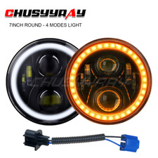 7 Inch LED Headlights Halo for