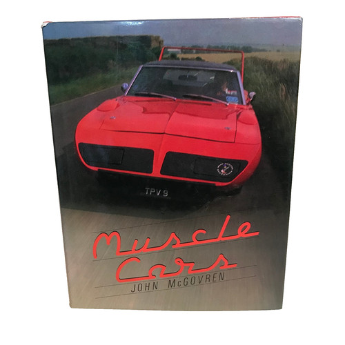 Muscle cars 1984 hardcover - cars,