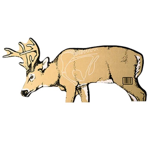 Big shot cardboard deer - shot,