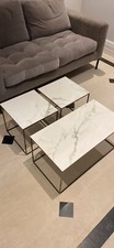 ligne roset Space Retangular low table in medium and 2 space coffee tables