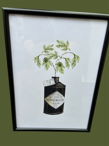 Hendricks gin botanical - hendricks, print
