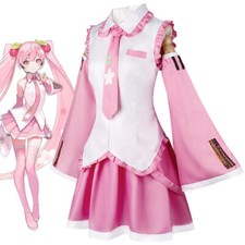 New Cosplay Anime Pink Hatsune