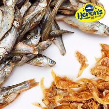 HERONS Dried Shrimp & Fish, small / medium / large TURTLE TERRAPIN CICHLID FOOD