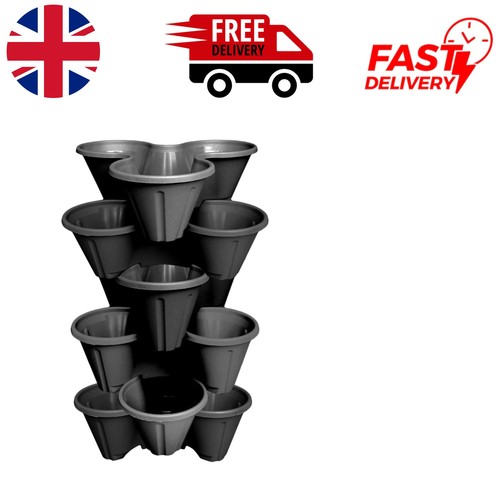 Durable black plastic stacking - durable,