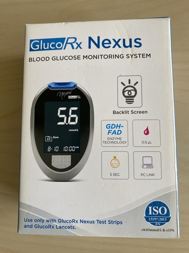 Glucorx nexus blood glucose - blood,