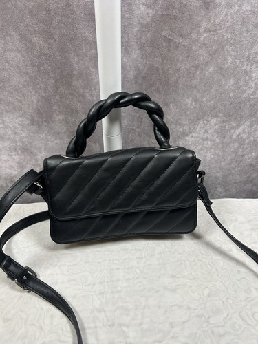 Primark black quilted faux - primark,
