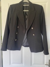 Zara Black Double Breasted