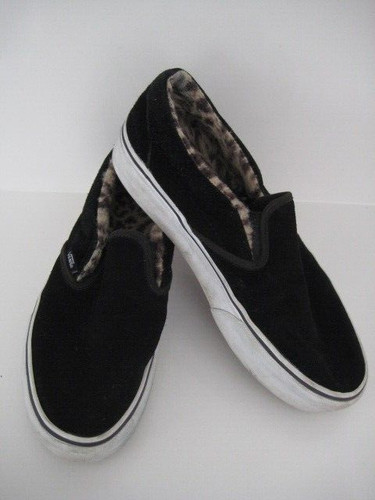 Vans slip black - vans, suede
