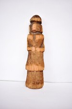 Antique Wooden Doll Figurine