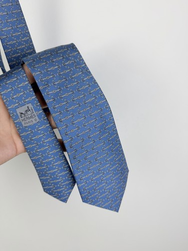 Men vintage hermes blue - men’s,