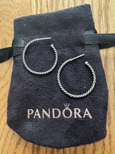 Pandora twisted hoop - pandora,