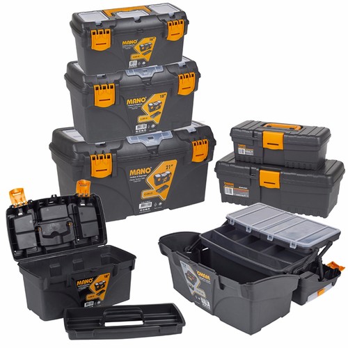 Large plastic tool box chest - large,