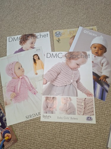 Five baby crochet patterns - five,
