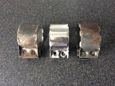 KAWASAKI KH250 S1-250 S2-350 EXHAUST CONNECTOR CLAMPS 18044-004 x3