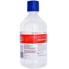 EYE WASH SOLUTION 500ml LARGE BOTTLE - Wound Irrigation Bath First Aid Refill