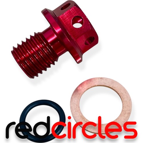 Drilled red magnetic pit - red,