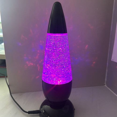 Colour changing glitter lamp - changing,