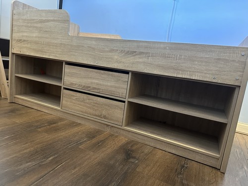 Kids wooden cabin - bed, with