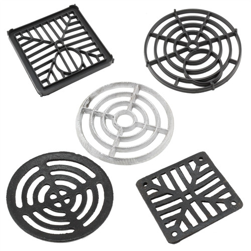 Cast drain cover grate man - cast,