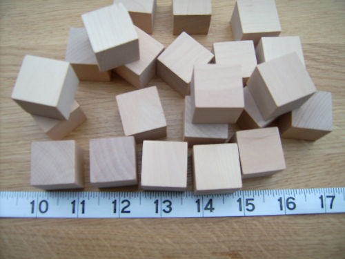 50x wood cubes wooden - wooden, /