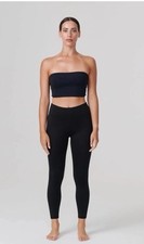 Narvvi- High Rise Leggings 28" BRAND NEW In Black And Mushroom