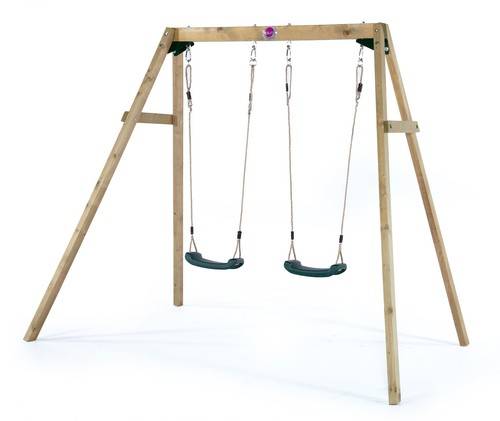 Plum play wooden double - play, swing