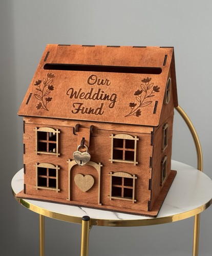 Rustic wedding card box - wedding,